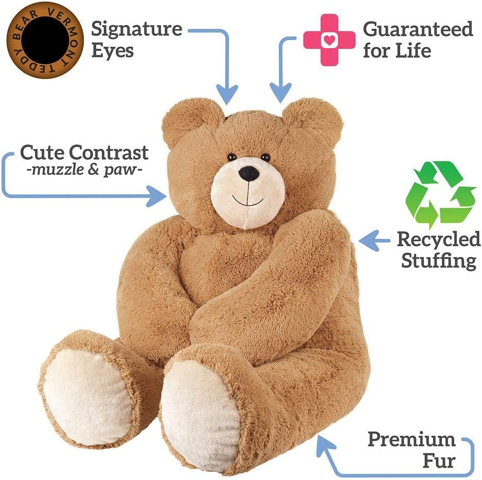 Giant Teddy Bear Plush, 183cm/6 Foot