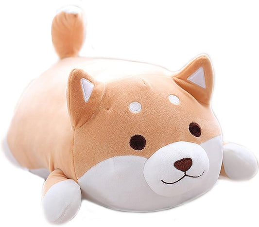 Shiba Inu Dog Super Soft Plush Throw Pillow Lifelike Animal Pillows Plush Toy