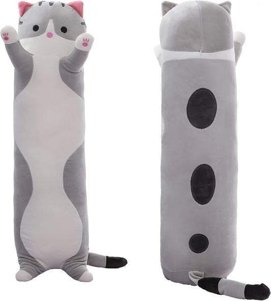 Long gray Cat Plush, 50cm